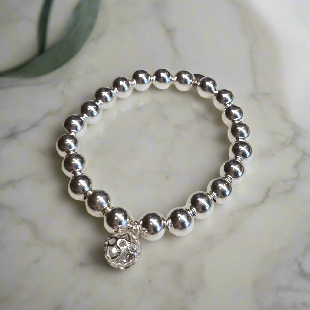 Bracelet - Crystal Ball Charm