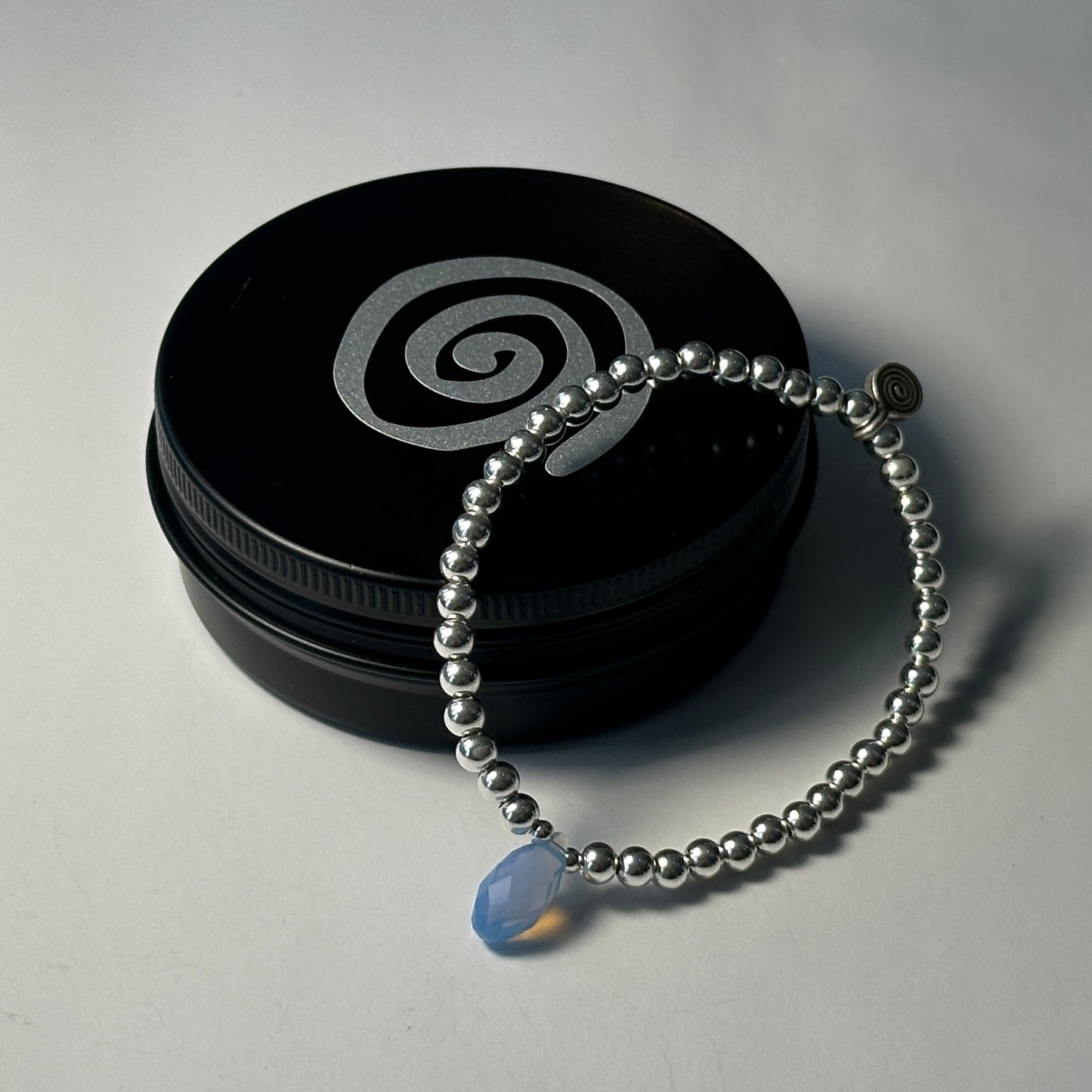 Bracelet - Blue Crystal Charm