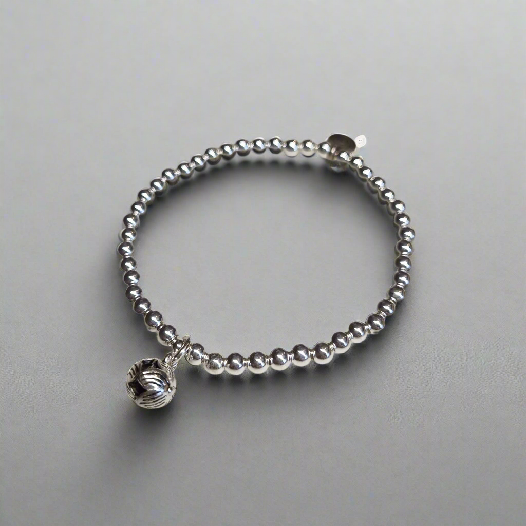 Bracelet - Flower Ball Charm