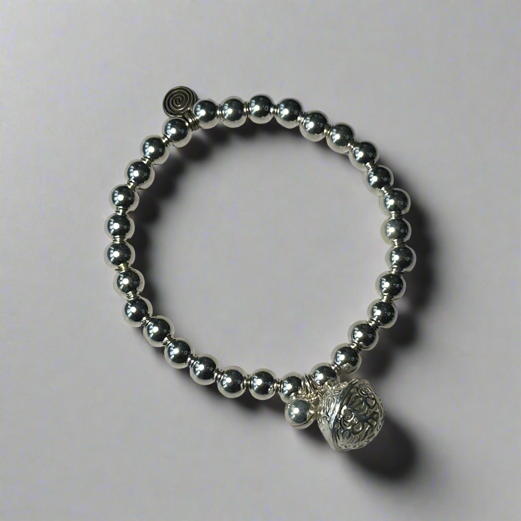 Bracelet - Patterned Ball Charm