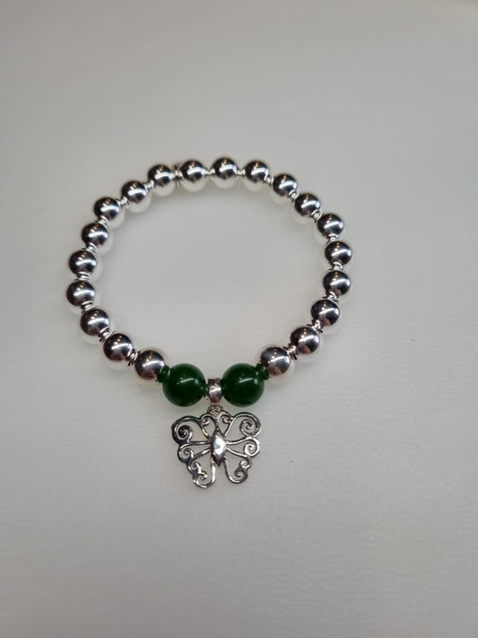 Bracelet - Koru Butterfly Pendant